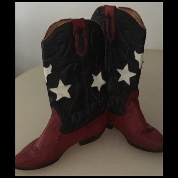 Shoes - Leather Cowgirl Boots